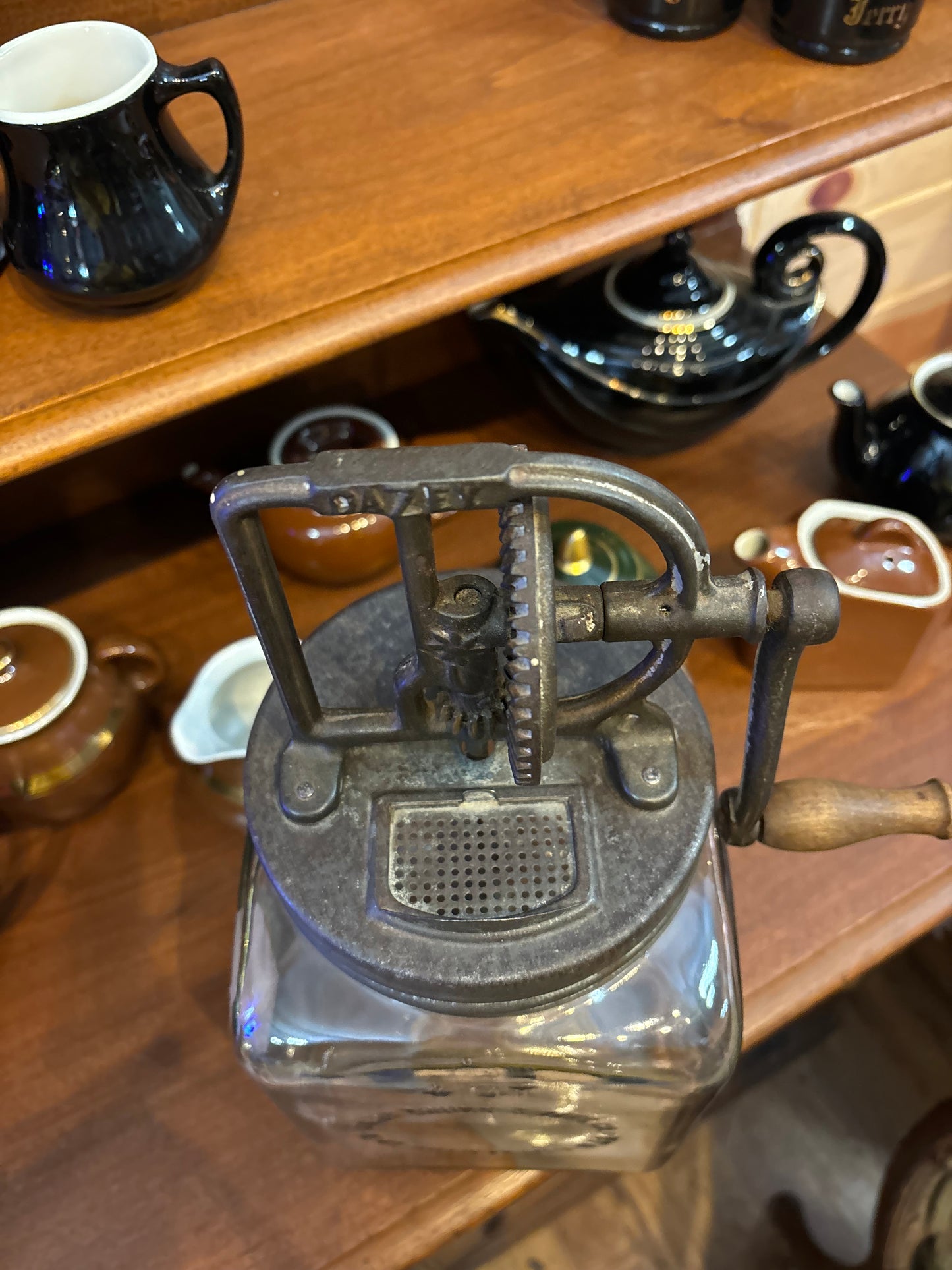 "DAZEY" BUTTER CHURN~ WORKS!!